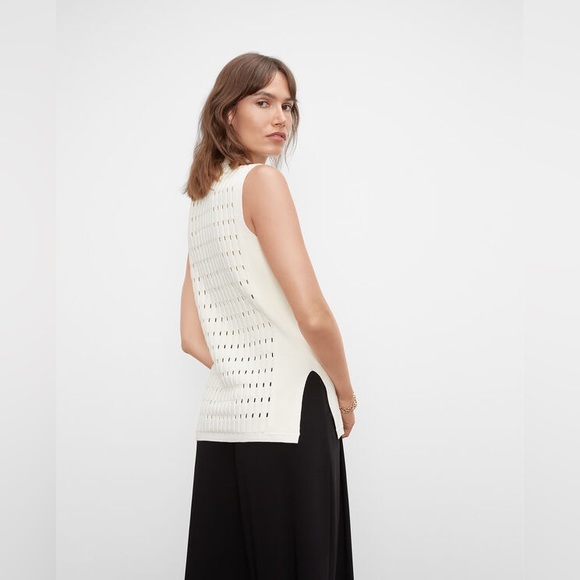 Club Monaco Open Stitch Sleeveless Tunic - Picture 4 of 9